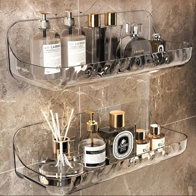 Acrylic Bathroom Shelf - No-Drill Over The Toilet Storage Solution 0