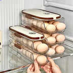 Acrylic Egg Storage Container - Stackable Refrigerator Egg Organizer 3
