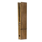 Adhesive Towel Clip - Strong Hold, No Drilling, Elegant Dark Walnut Finish 5