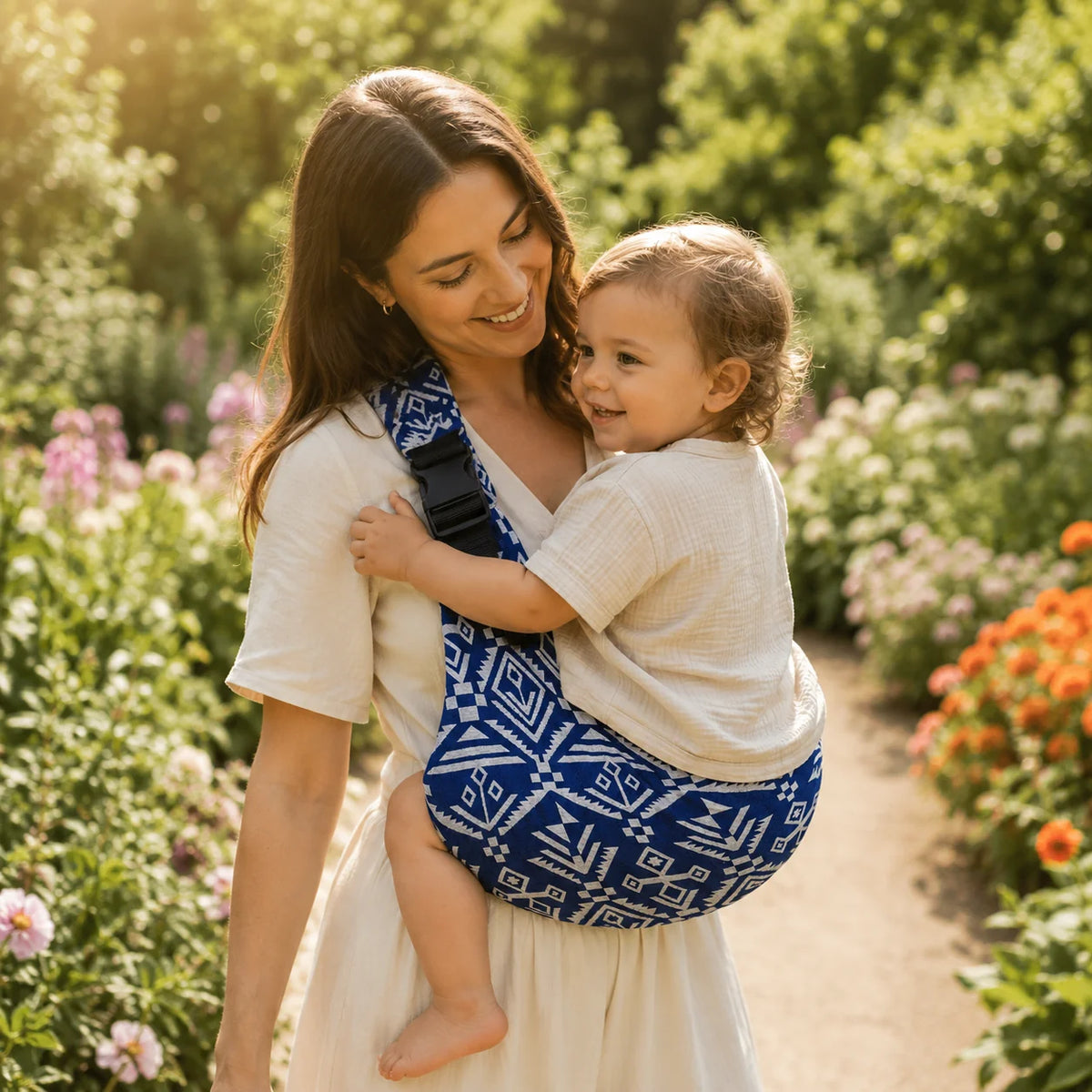 Adjustable Baby Carrier - Ergonomic Support & Breathable Comfort 0