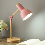 Adjustable Desk Lamp, Iron Body, Plug-In Power, Directional Shade 2