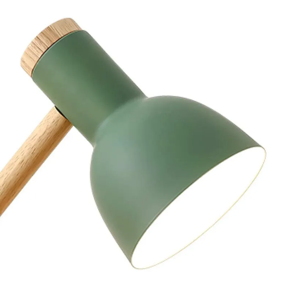 Adjustable Desk Lamp, Iron Body, Plug-In Power, Directional Shade 7