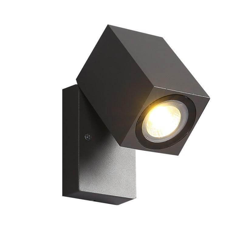 Adjustable LED Outdoor Wall Sconce – Modern Square Design for Patios and Entryways – Weather-Resistant Exterior Wall Light 0