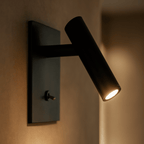 Adjustable LED Wall Lamp with Knob Switch – Modern Minimalist Wall Sconce Lighting for Home Décor, Warm White Illumination 3