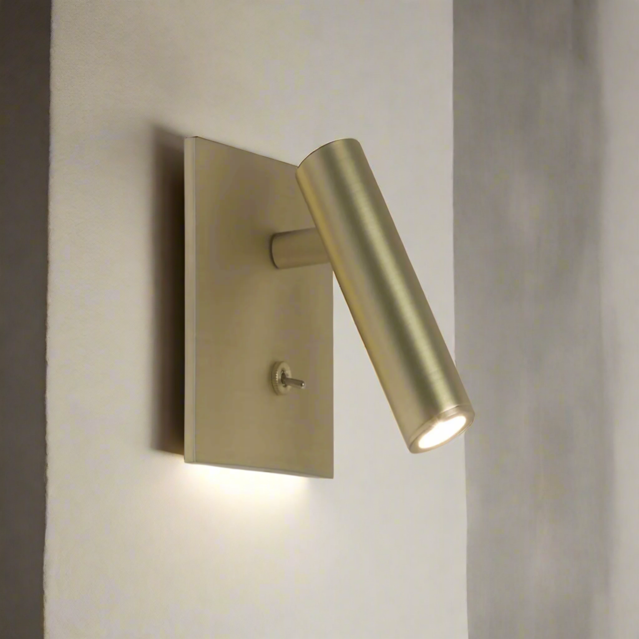 Adjustable LED Wall Lamp with Knob Switch – Modern Minimalist Wall Sconce Lighting for Home Décor, Warm White Illumination 5