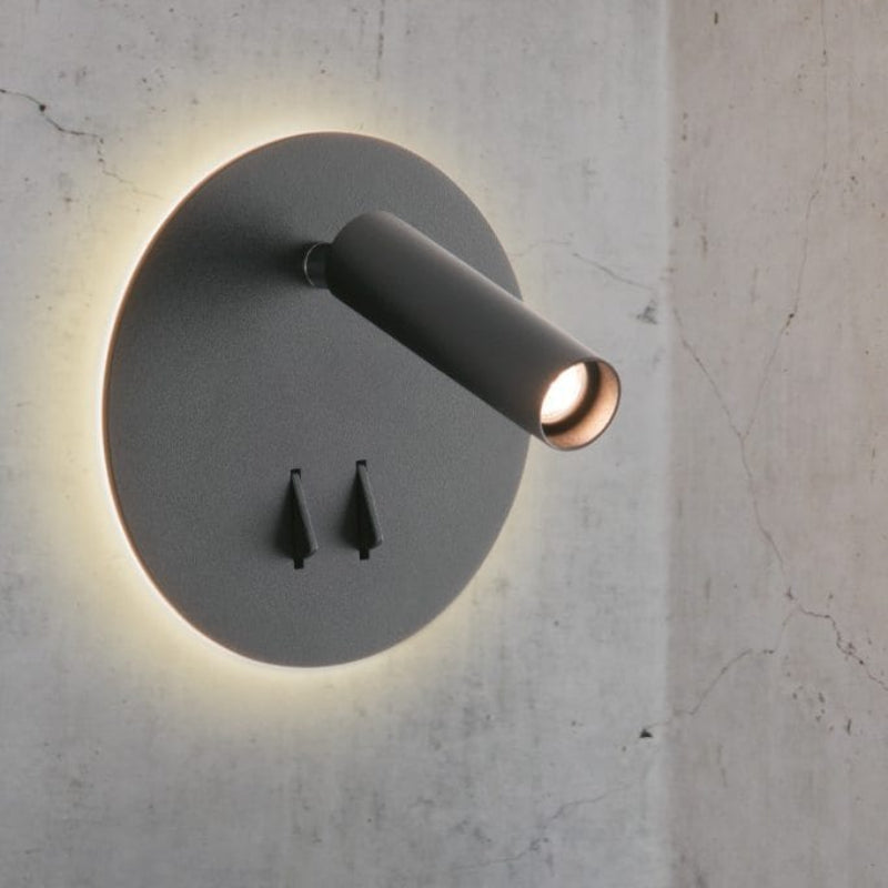 Adjustable LED Wall Light with Dual Wattage Control – Modern Wall Lamp for Home Interiors, Black or White Finish 0