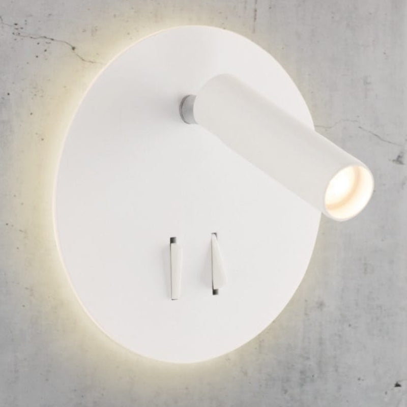 Adjustable LED Wall Light with Dual Wattage Control – Modern Wall Lamp for Home Interiors, Black or White Finish 1