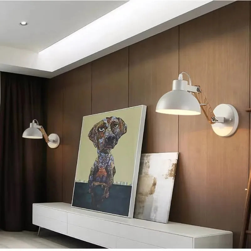 Adjustable Nordic Wall Sconce - Modern Design for Task & Ambient Lighting 3