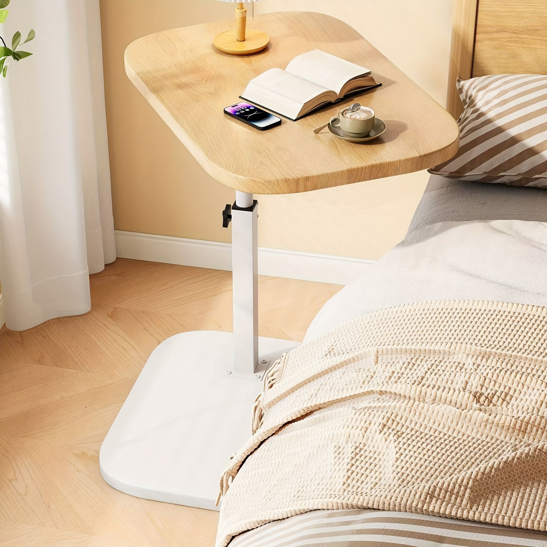 Adjustable Side Table - Versatile Height for Small Spaces and Style 7