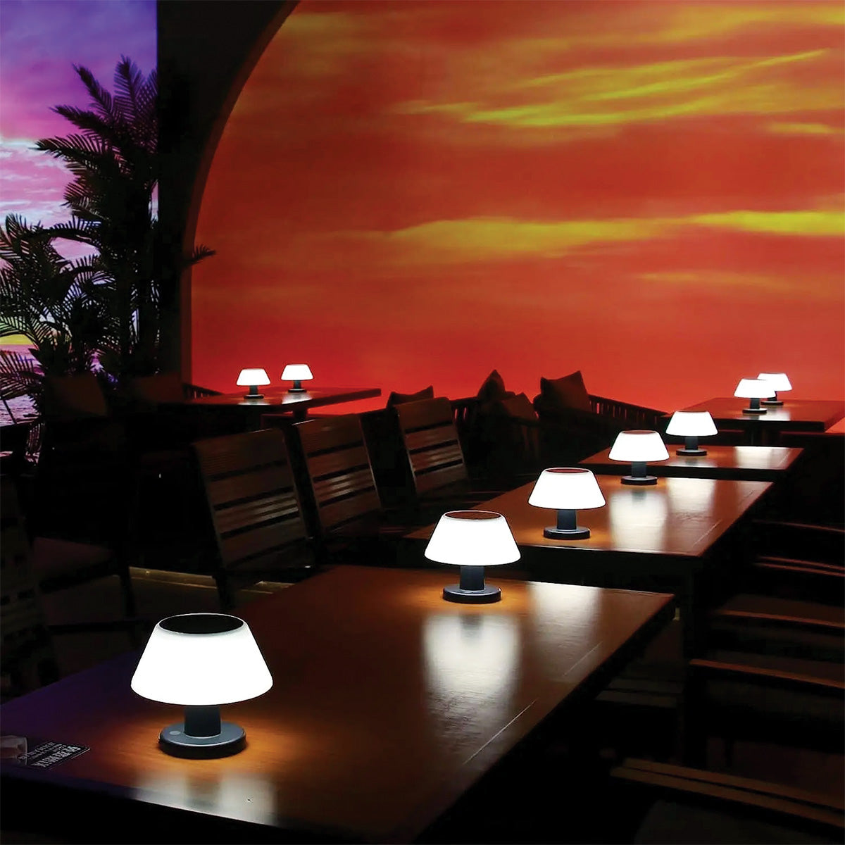 Adjustable Solar Table Lamp with 20 Lumens Brightness – Eco-Friendly Outdoor Lighting, IP65 Waterproof, 4 Brightness Levels 2