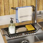 Adjustable Under Sink Organizer - Space-Saving Kitchen Sink Caddy 0