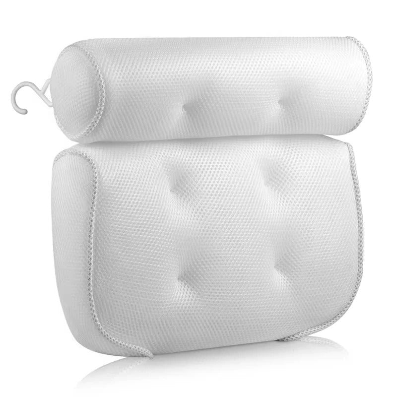 Air Mesh Bath Pillow for Neck and Head Support - Ergonomic Waterproof Tub Pillow with Suction Cups and Quick-Dry Technology 5