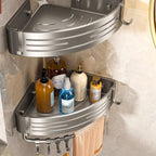 Aluminum Corner Shower Caddy - Rust-Resistant Bathroom Organizer 7