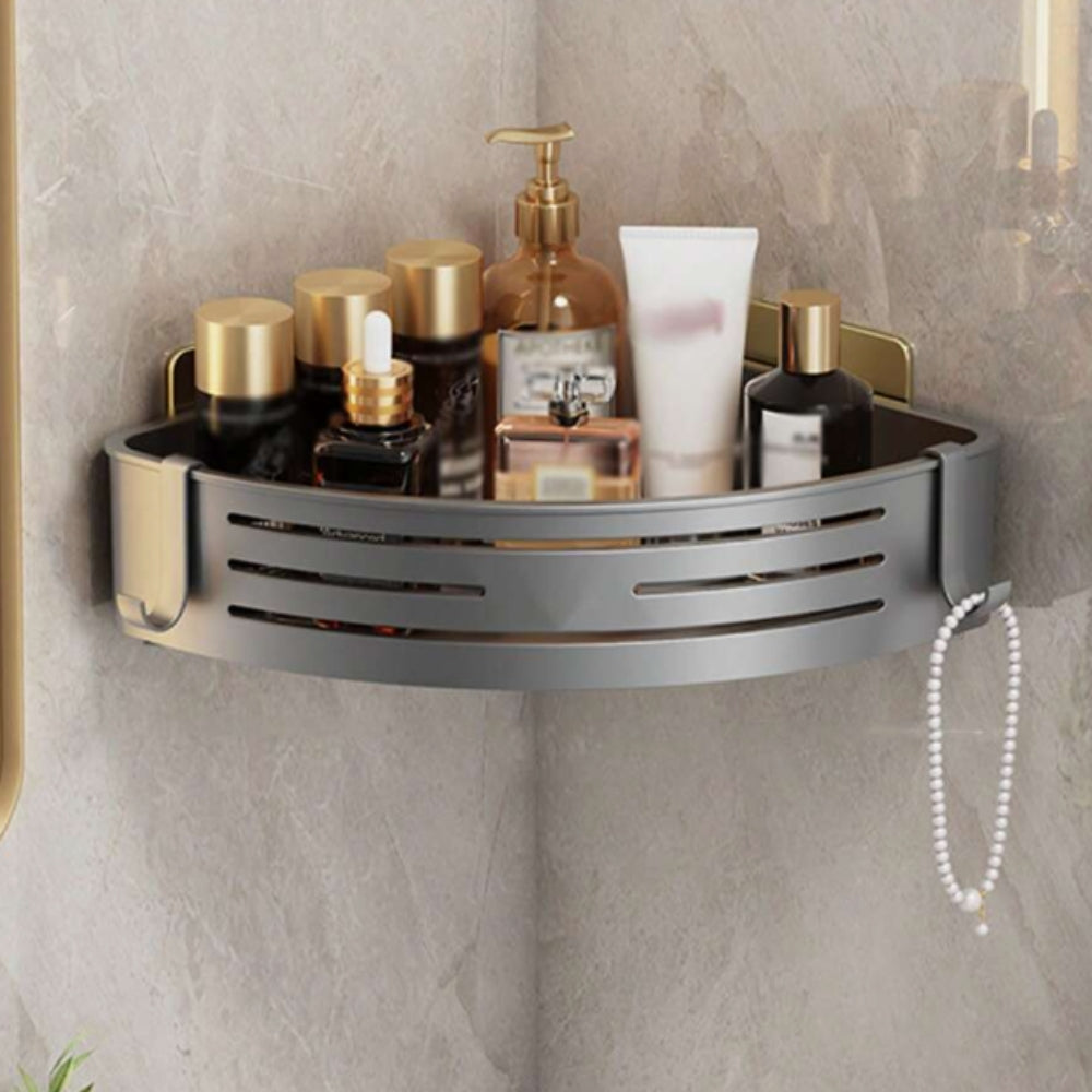 Aluminum Corner Shower Caddy - Rust-Resistant Bathroom Organizer 9