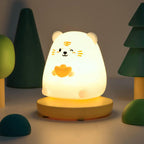 Animal LED Night Light - Soft Silicone Design for Kids' Rooms 0
