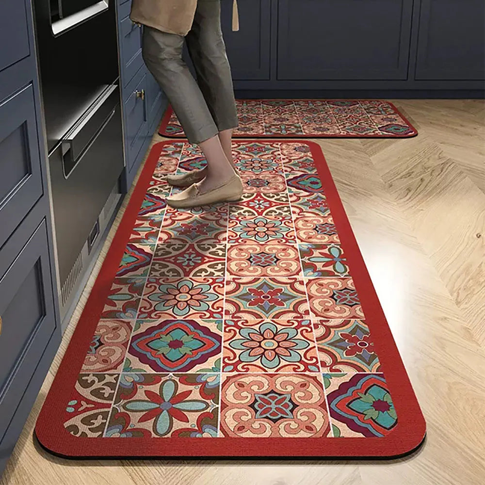 Anti-Slip Kitchen Rug - Washable Comfort & Safety for Your Space 0