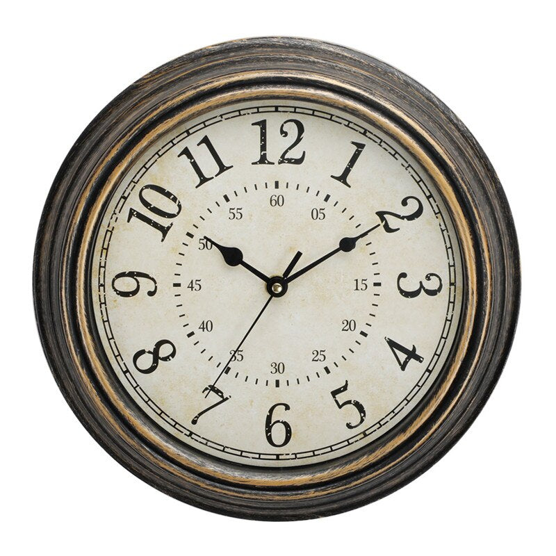 Antique Wooden Wall Clock - Rustic Charm with Modern Precision 2