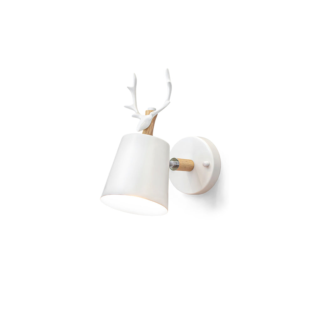 Antler Wall Sconce - Nature-Inspired Lighting with Wood Accents 4