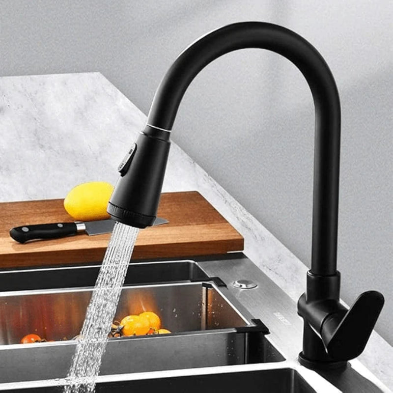 AquaReach Touch Kitchen Faucet - Pull-Out Spray Head, Durable Stainless Steel 0