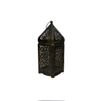 Arabesque Metal Lantern - Elegant Garden Lighting with Intricate Patterns 8