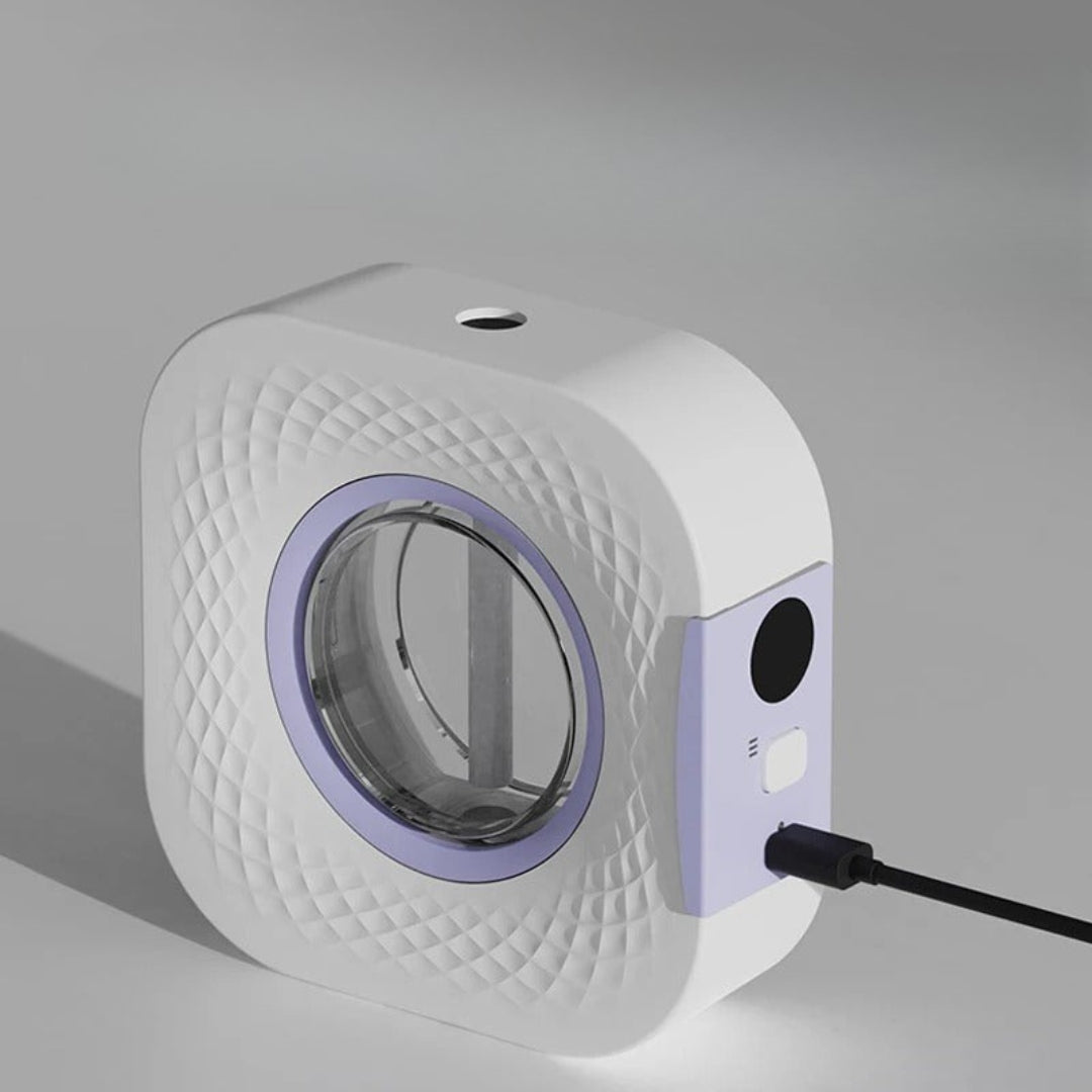 Aromatherapy Air Purifier and Humidifier – Wall-Mounted Design with Multi-Color Night Light for Fresh, Inviting Atmosphere