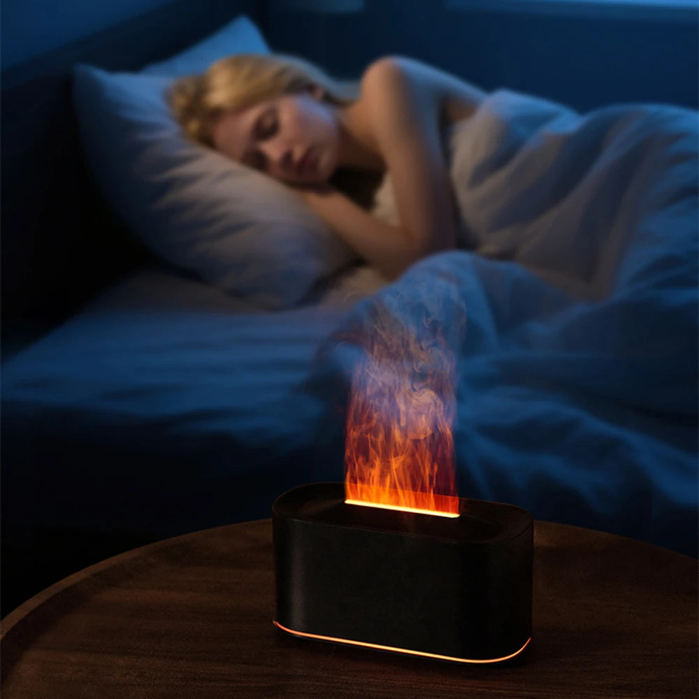 Aromatherapy Diffuser - Realistic Flame Effect & Cool Mist Humidifier 5