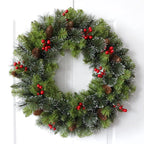 Artificial Christmas Wreath Winter Door Garland for Home Decor 3