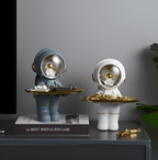 Astronaut Decorative Tray - LED Lighted Accessory Organizer for Home & Office 1