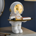 Astronaut Decorative Tray - LED Lighted Accessory Organizer for Home & Office 2