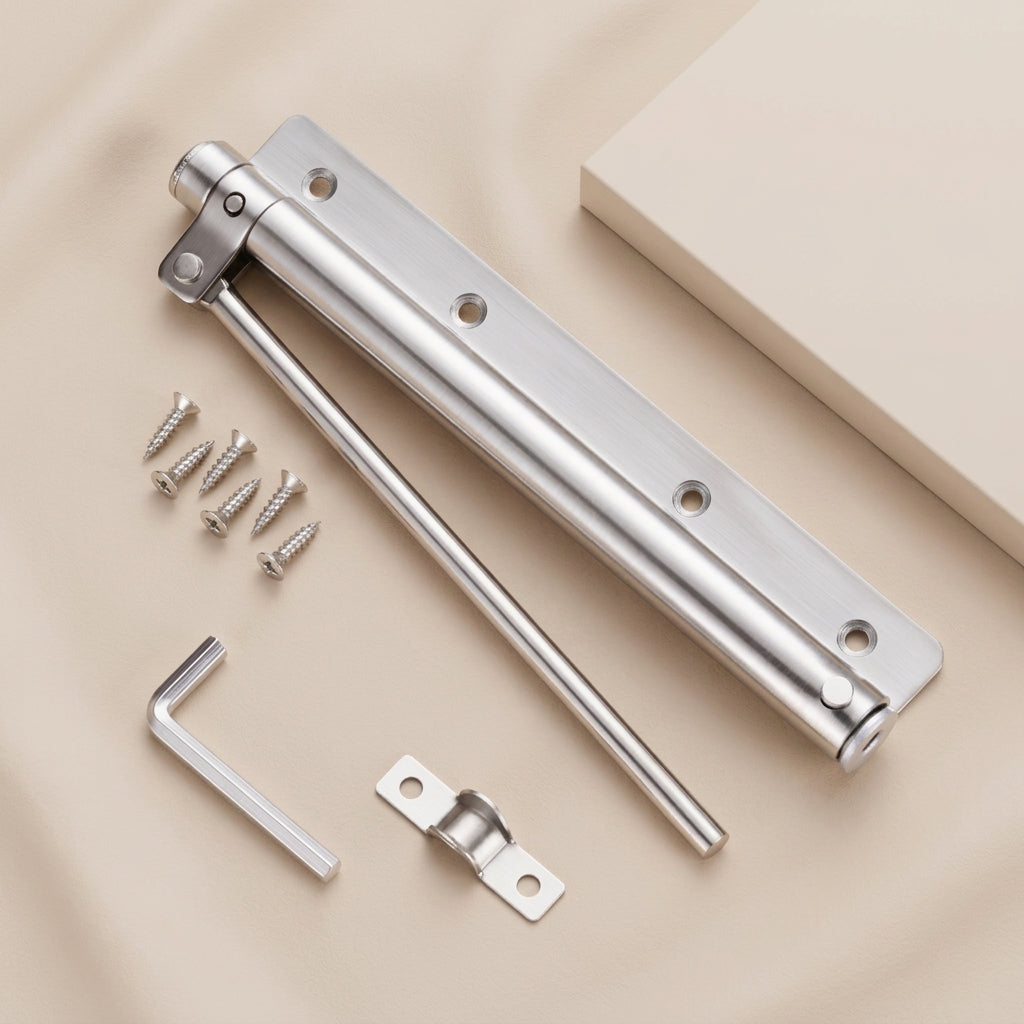 Automatic Door Closer Stainless Steel 4-Speed Adjustable 1