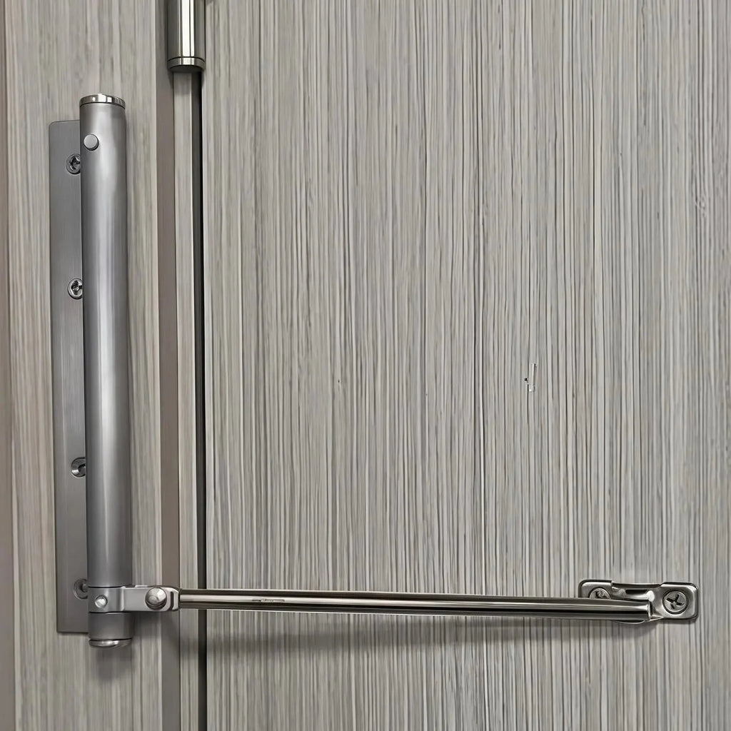 Automatic Stainless Steel Door Closer with 4 Adjustable Speeds – Soft Close, Universal Left-Right Mount for Smooth Silent Closing 2