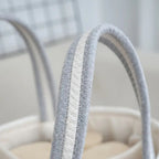 Baby Caddy Organizer - Stylish Lace Trim, Portable Storage for Essentials 5