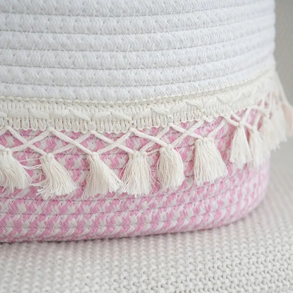 Baby Caddy Organizer - Stylish Lace Trim, Portable Storage for Essentials 6