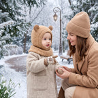 Baby Hat and Scarf Set - Soft Warmth for Newborn Comfort 3