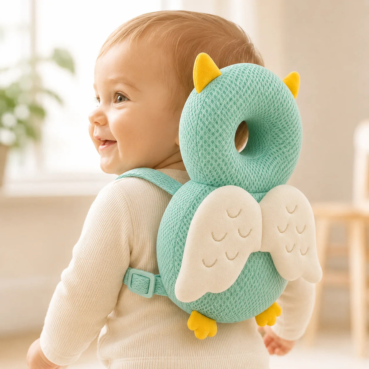 Baby Head Protection Pillow - Soft Cushion for Safe Crawling & Walking 1