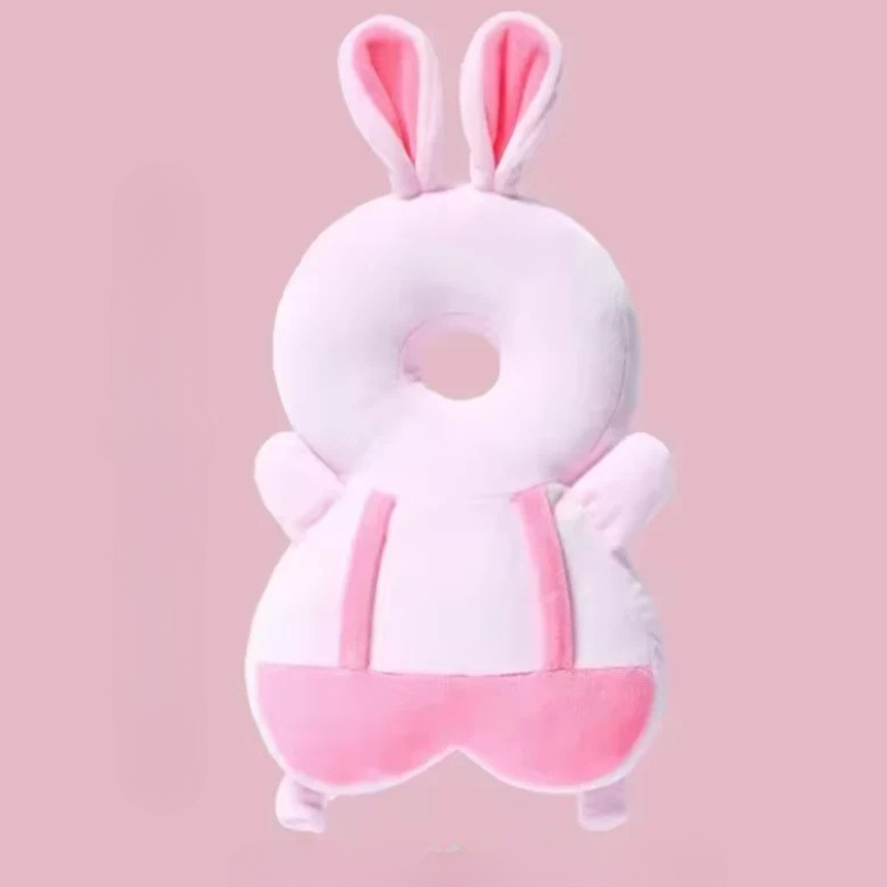 Baby Head Protection Pillow Cotton Plush Adjustable Straps 2