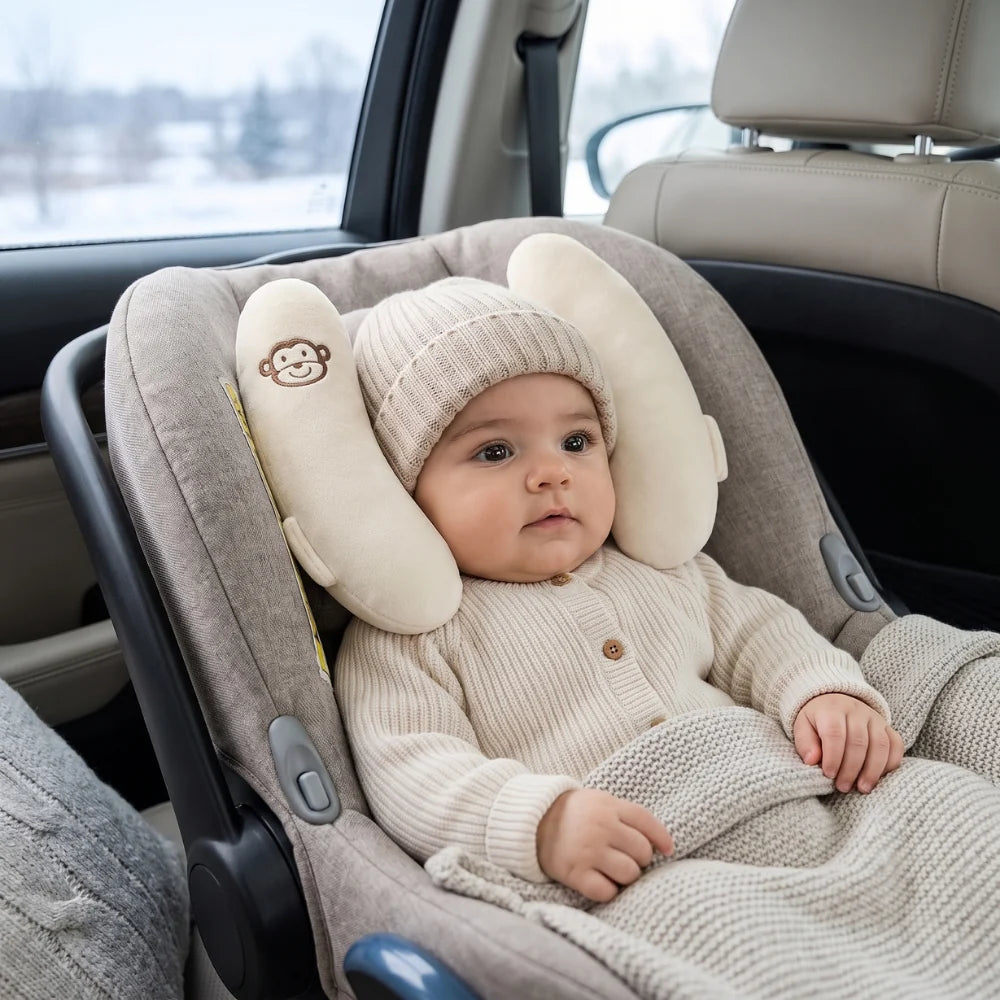 Baby Pillow - Ergonomic Support for Comfortable Infant Cradling 1