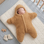 Baby Sleeping Sack - Cozy Starfish Design for Secure Sleep Comfort 0