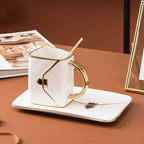 Bag Shaped Cup and Plate Set - Stylish Design for Elegant Dining 0