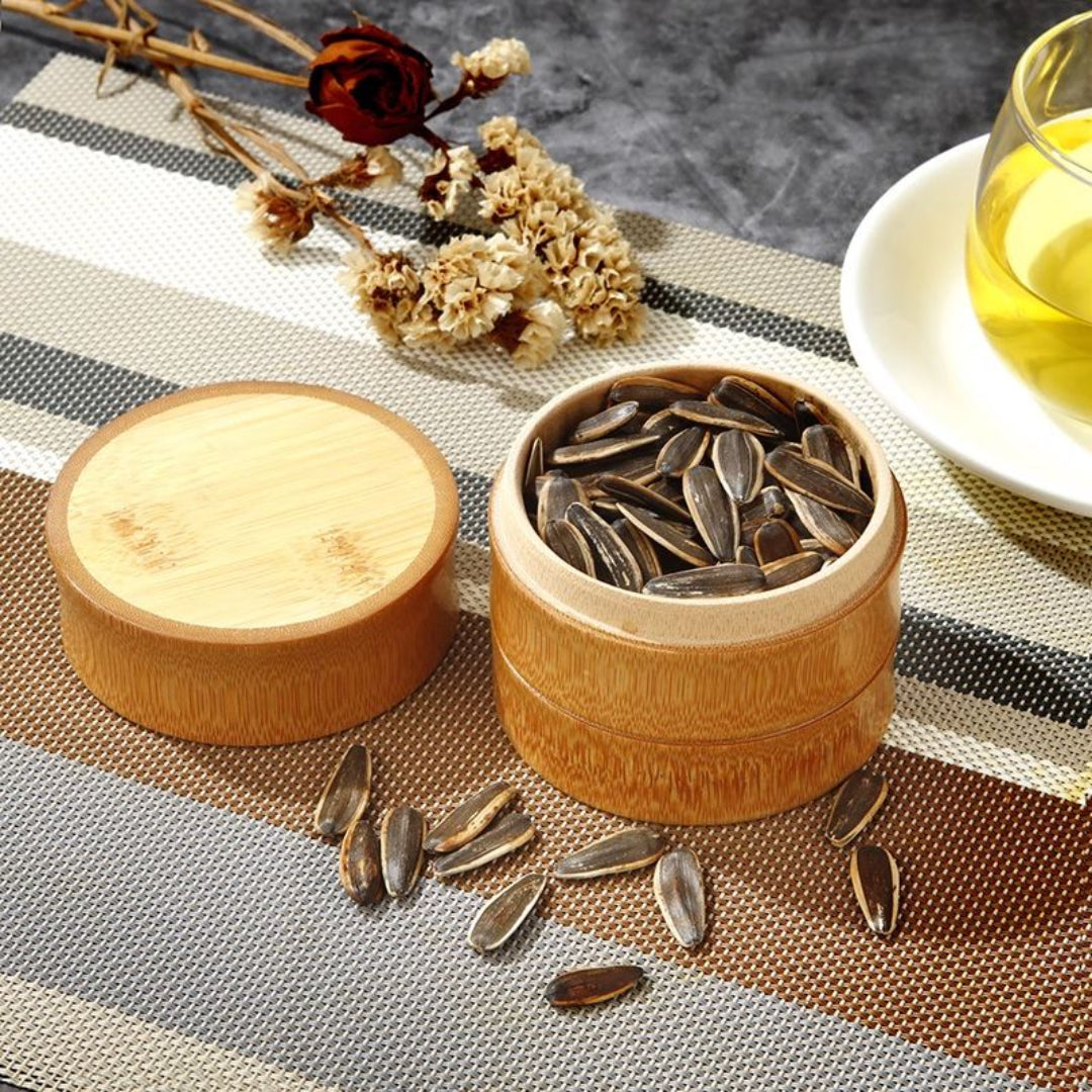 Bamboo Food Storage Container - Eco-Friendly Multi-Purpose Organizer 3