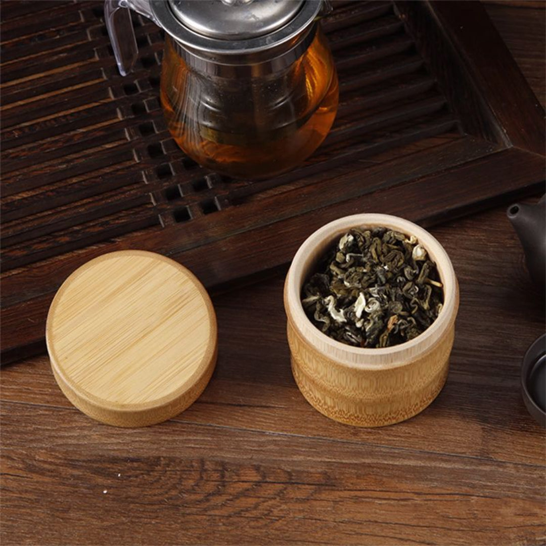 Bamboo Food Storage Container - Eco-Friendly Multi-Purpose Organizer 4