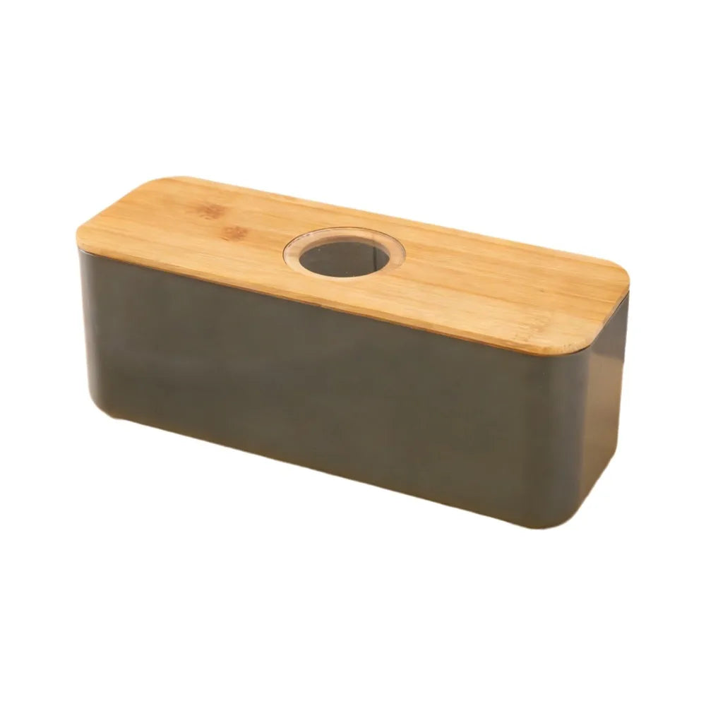 Bamboo Lid Bread Box - Stylish Bread Storage for Freshness & Organization 12