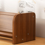 Bamboo MDF Bookshelf - Compact 1-Tier Storage for Study Essentials 6