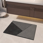 Bath Mat - Quick Drying, Non-Slip, Stone Design, Large Size 1
