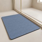 Bath Mat Microfiber Non Slip Machine Washable, Soft, Absorbent Bathroom Rug