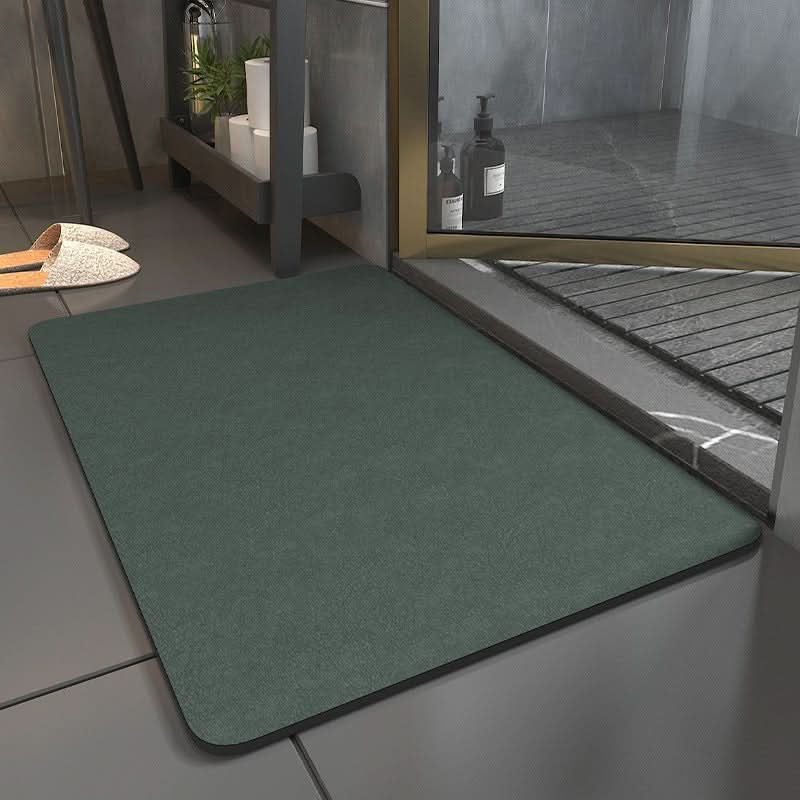 Bath Mat Microfiber Non Slip Machine Washable, Soft, Absorbent Bathroom Rug 4