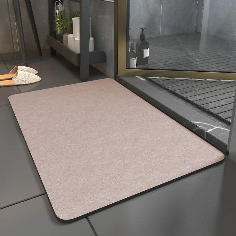 Bath Mat Microfiber Non Slip Machine Washable, Soft, Absorbent Bathroom Rug 6