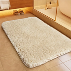 Bath Mat, Non-Slip Backing, Absorbent Fabric, Multiple Sizes 2