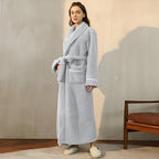 Bathrobe - Cozy Coral Fleece Mens Robe for Year-Round Comfort 8