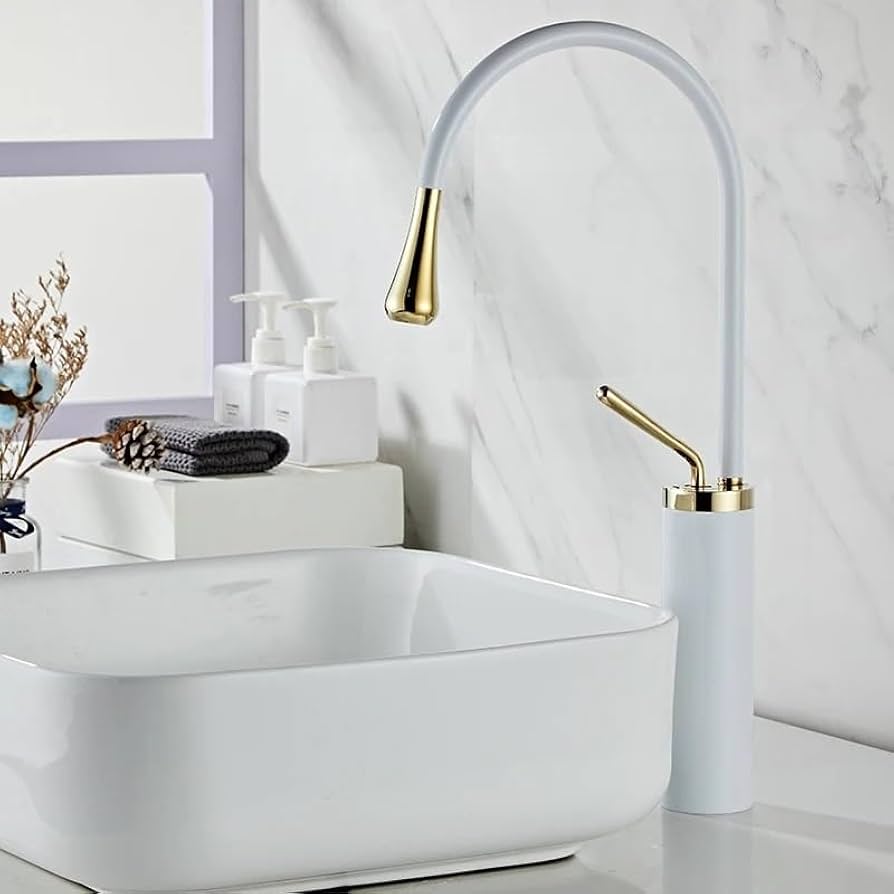 Bathroom Sink Faucet Swivel Spout Waterfall Flow 2